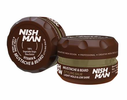 NISHMAN Styling Wax pentru barba si mustata 100ml